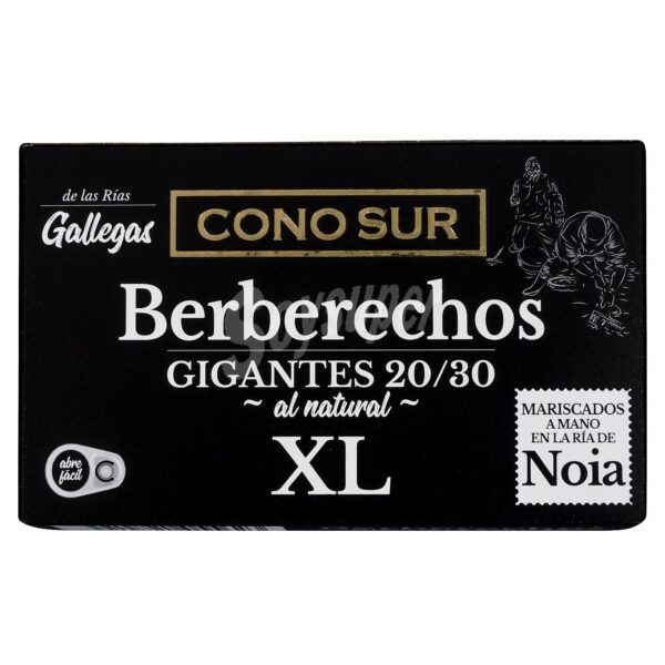BERBERECHOS AL NATURAL GIGANTE XL 20/30 CONO SUR